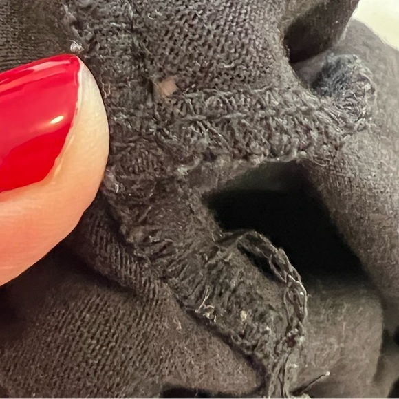 ALO Yoga Bamboo Blend Keyhole Open Back Top Tunic Drop Cinch Waist Size Medium - Picture 15 of 15